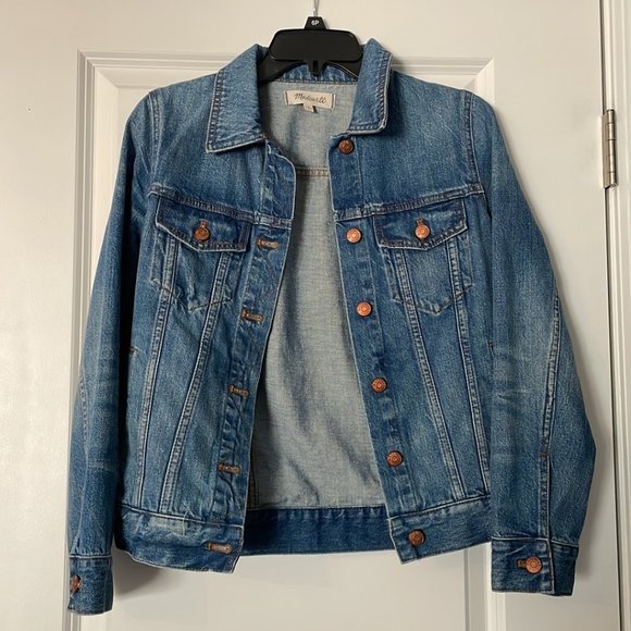 Madewell Jean Jacket in Printer Wash NWOT - Picture 3 of 5